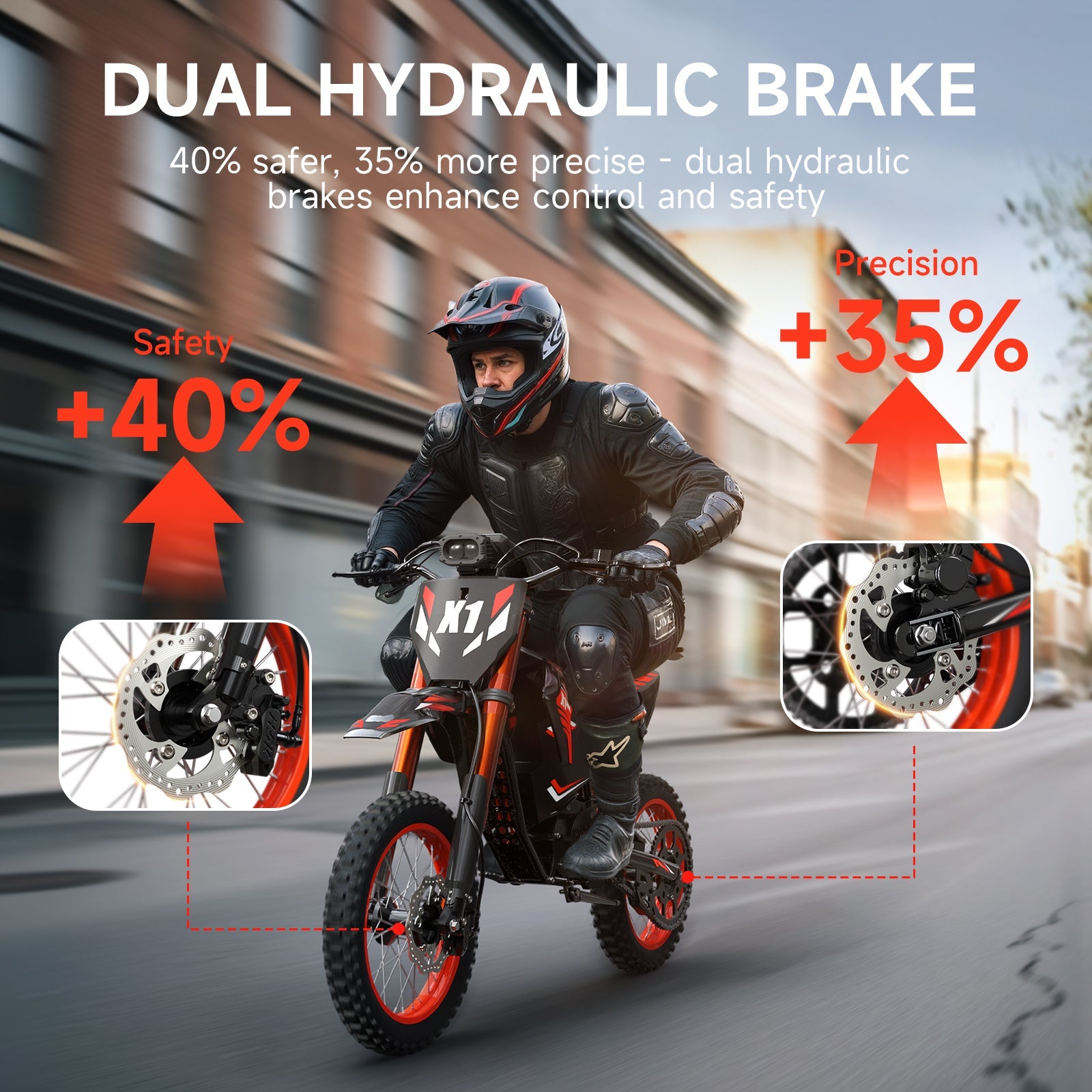 X1 Spark M*2 Electric Mini Bike - Image 8