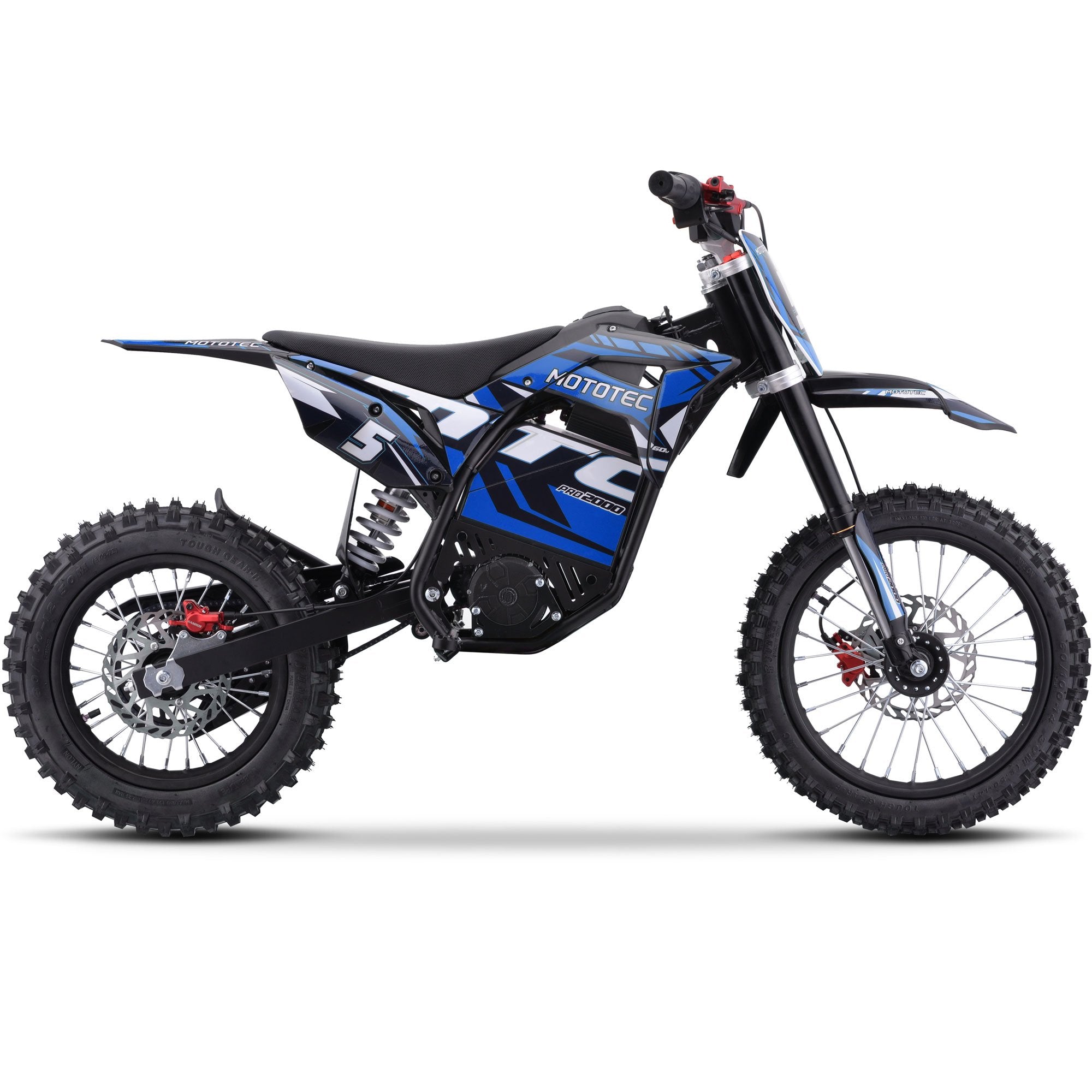 MotoTec Pro 60V/15.6Ah 2000W Off-Road Electric Dirt Bike - Image 5