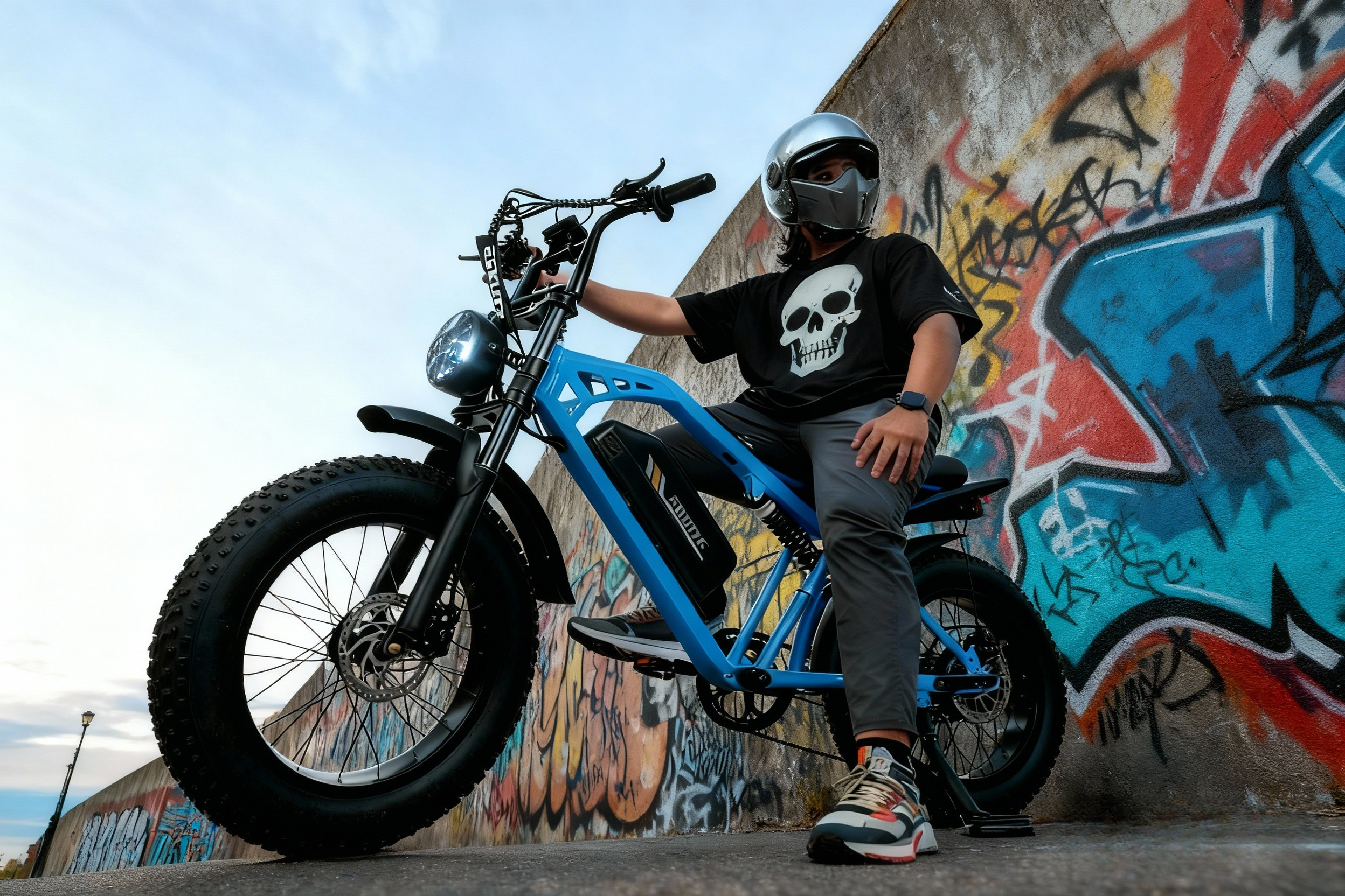 Eskute® V200 20*4.0" Dirt Electric Bike for Kids&Teens - Image 8