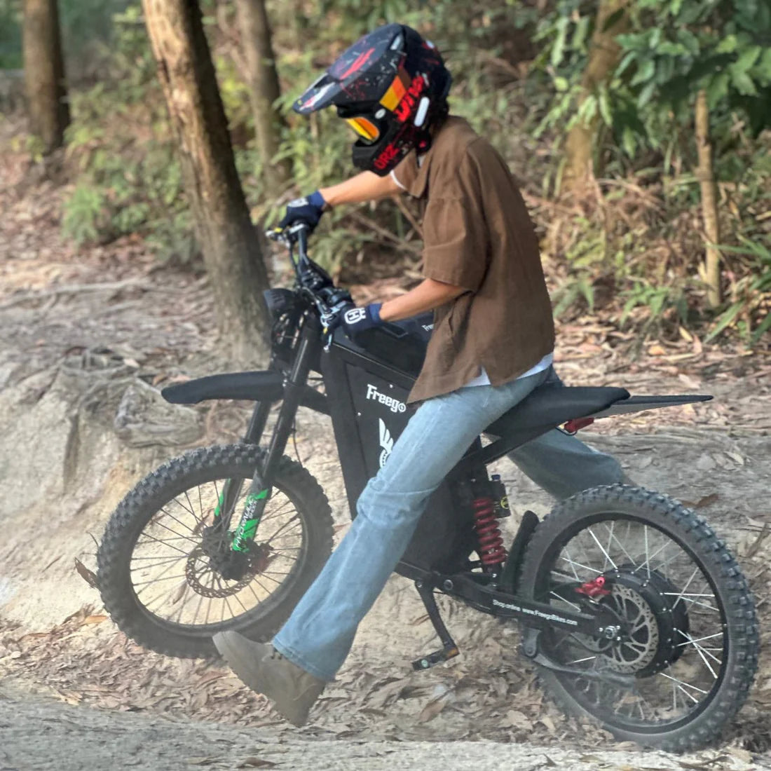 Freego X3 72V/50Ah 8000W Off-Road Electric Dirt Bike - Image 7