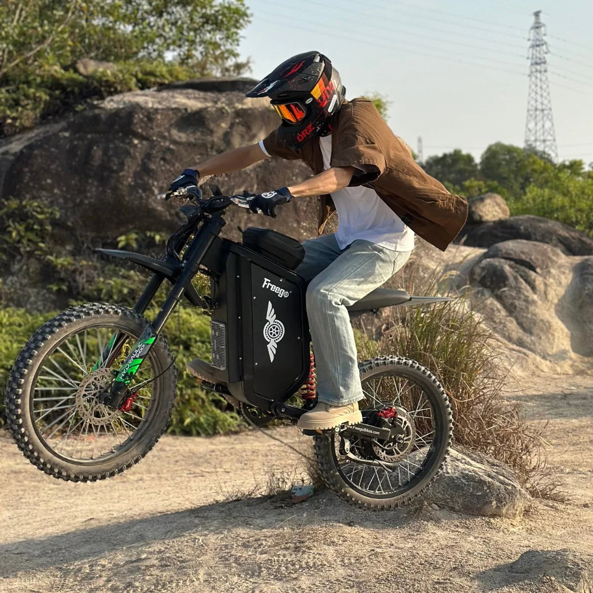 Freego X3 72V/50Ah 8000W Off-Road Electric Dirt Bike - Image 6