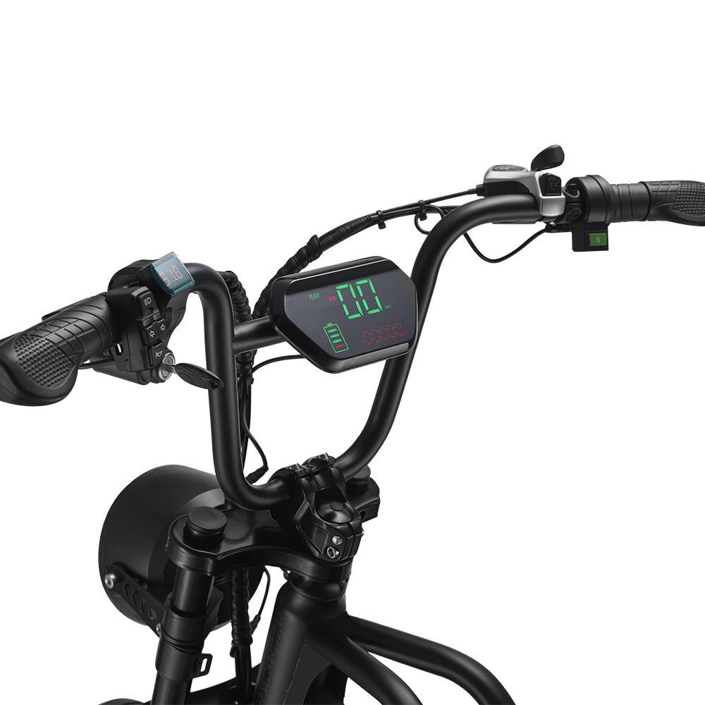 Electric Dirt Bike Cargo Black City E-bike For Sale Tank G50 - Image 4